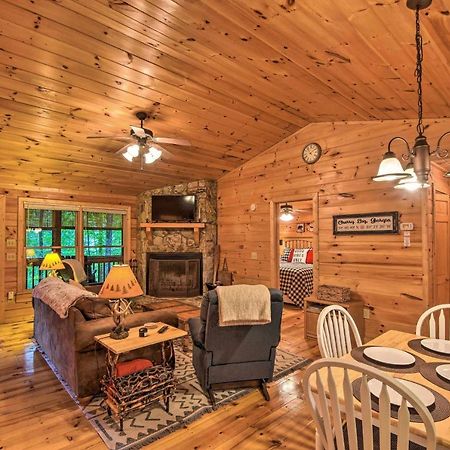 Pinot And Pine Chic Log Cabin About 5 Mi To Blue Ridge Exterior foto