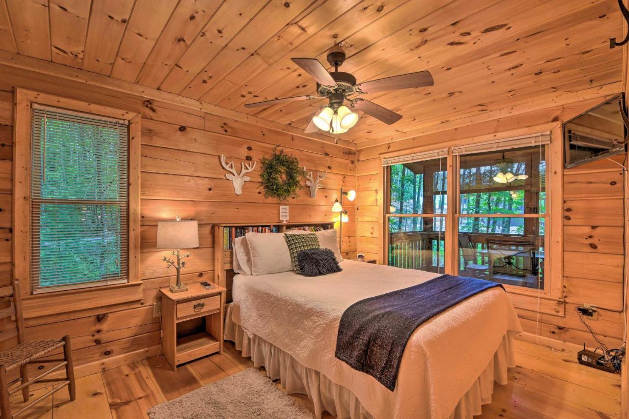 Pinot And Pine Chic Log Cabin About 5 Mi To Blue Ridge Exterior foto