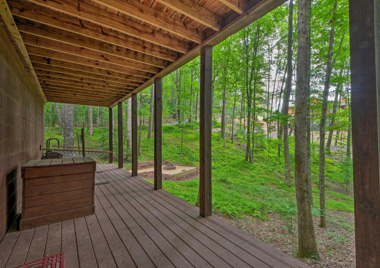Pinot And Pine Chic Log Cabin About 5 Mi To Blue Ridge Exterior foto