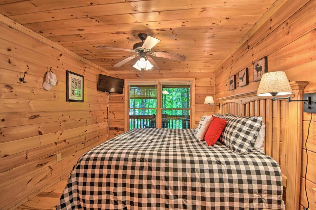 Pinot And Pine Chic Log Cabin About 5 Mi To Blue Ridge Exterior foto